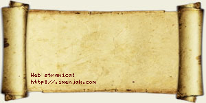 Jovana Parandilović vizit kartica